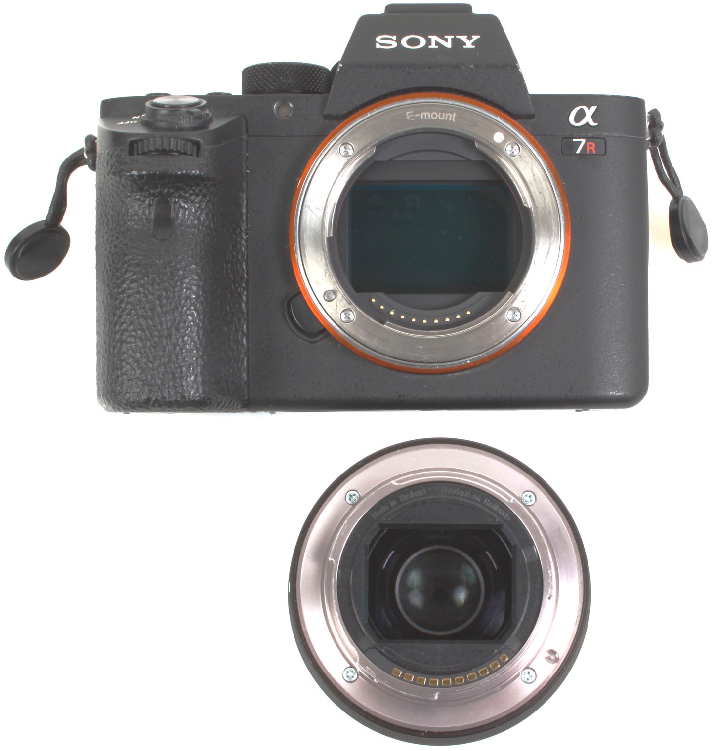Sony A 7R Mirrorless Camera w/ 55mm f/1.8 Lens, Batteries, Charger