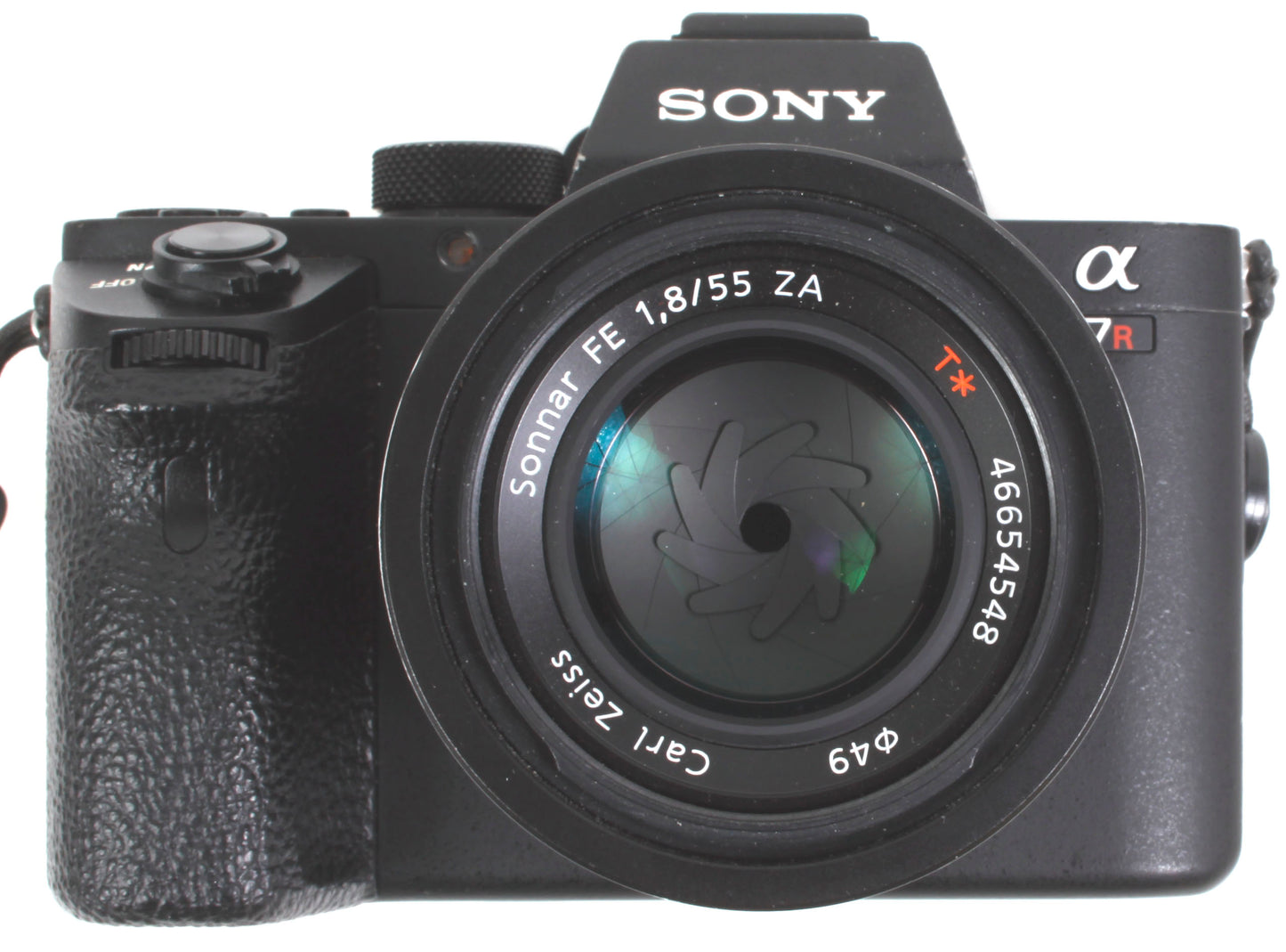 Sony A 7R Mirrorless Camera w/ 55mm f/1.8 Lens, Batteries, Charger