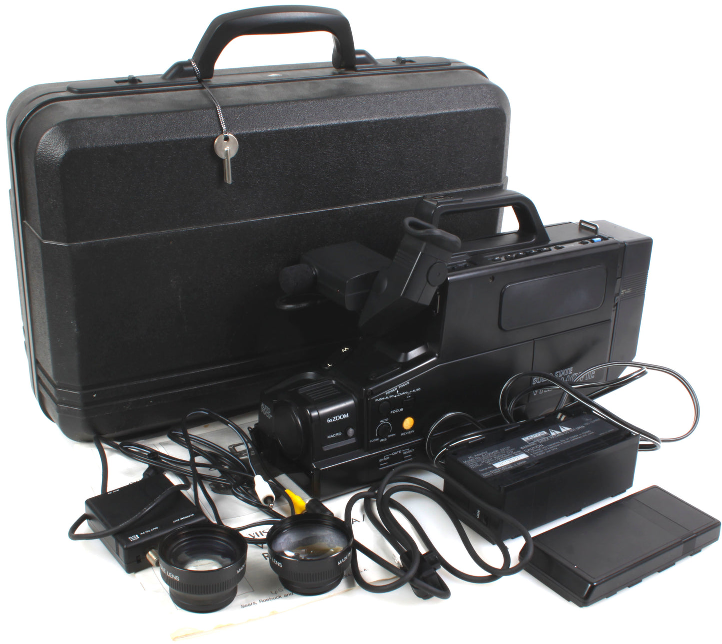 VHS Camera w/ Accs For Parts/ Display