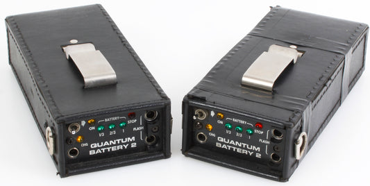 Quantum Battery 2 External Battery Power Pack for Portable Flash Set of 2