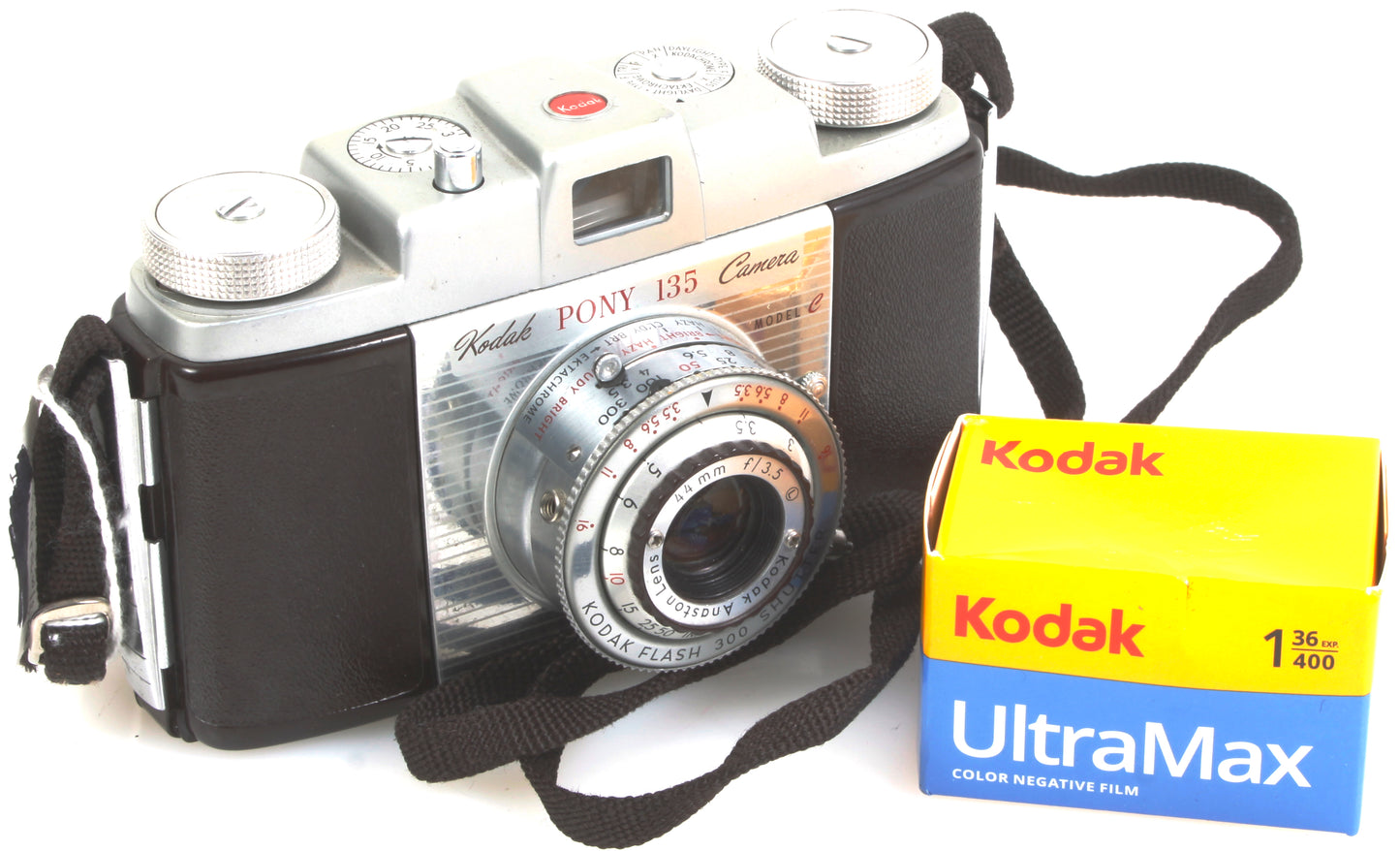 Kodak 135 Pony 35mm Model C  w/ Film Tested/ Works