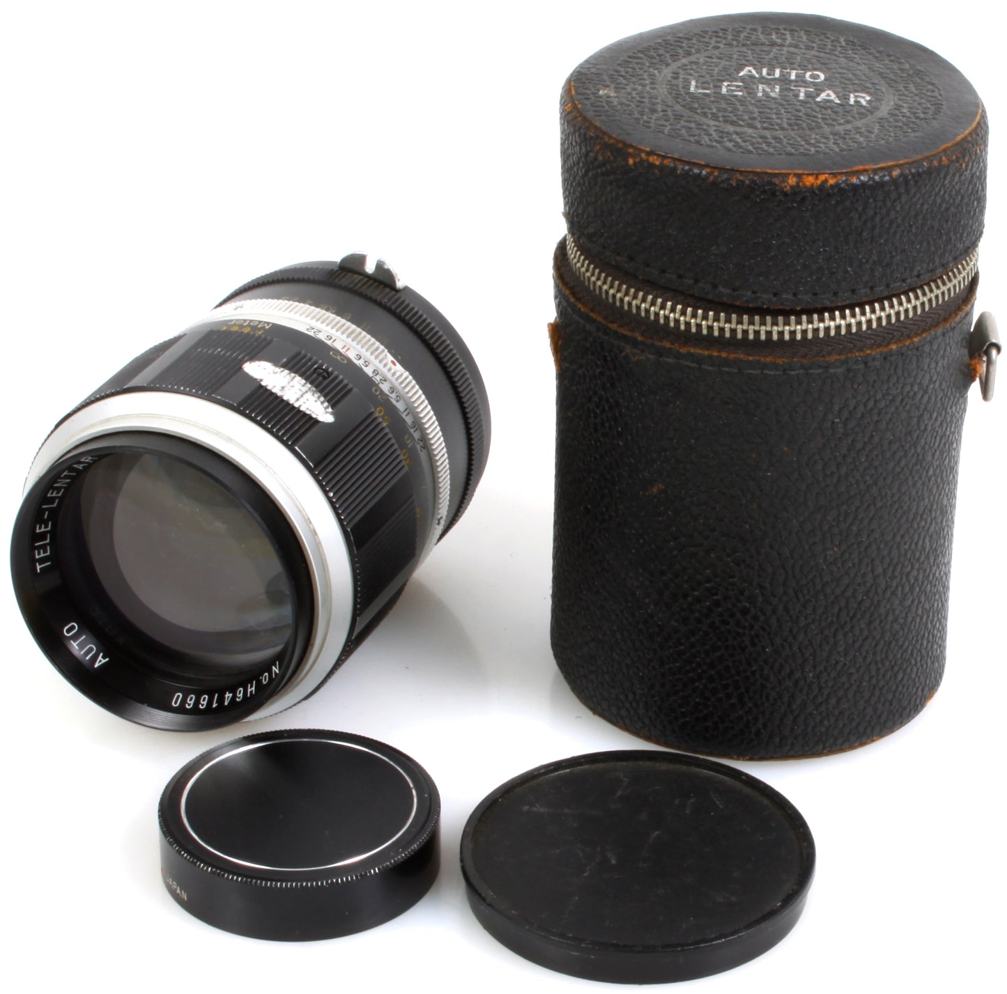 Nikon Portrait Film Camera Lens w/ Caps and Case