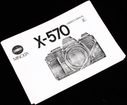Minolta X-570 Manual