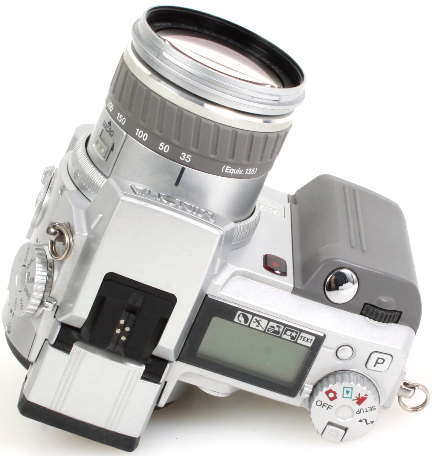 Minolta Dimage 5 Camera w/ Lens Silver Tested