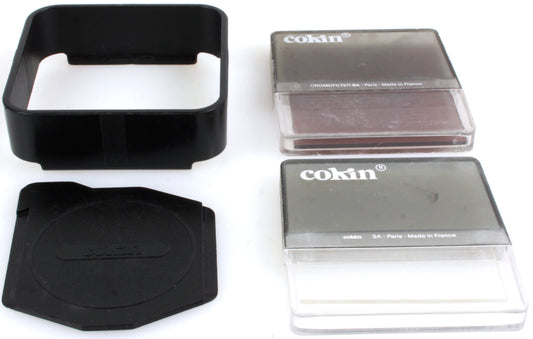 Cokin A Filters (2) Diffuser & Sepia & Lens Hood/ Blank