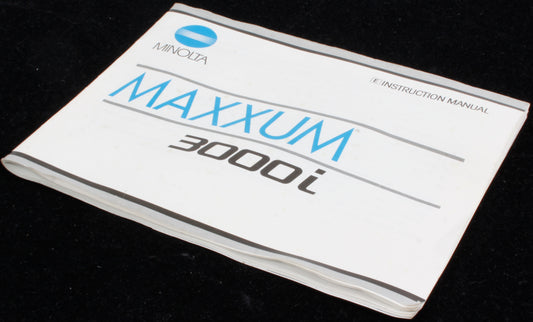 Minolta Maxxum 3000I Manual