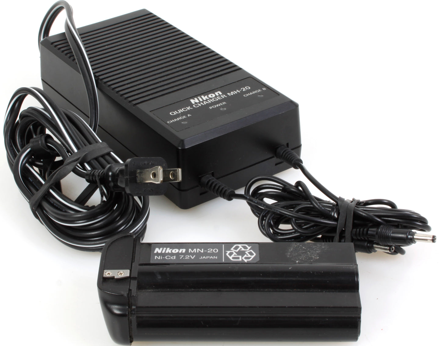 Nikon MN-20 Nicad Rechargeable Battery & Charger for F4 35mm VTG Camera
