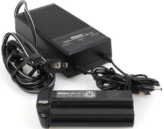 Nikon MN-20 Nicad Rechargeable Battery & Charger for F4 35mm VTG Camera