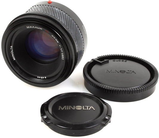 Minolta AF/ Sony 50mm f/1.7 Lens w/ Caps