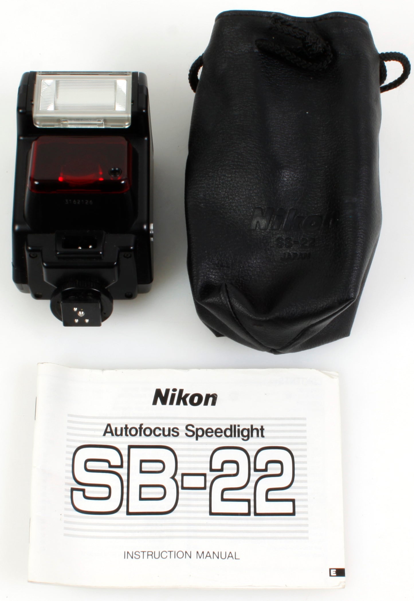 Nikon SB-22 Flash for Film Cameras w/ Case and Manual
