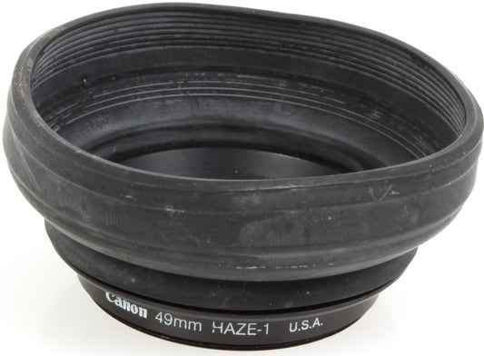 49mm Canon Haze 1 Filter w/ Sunshade