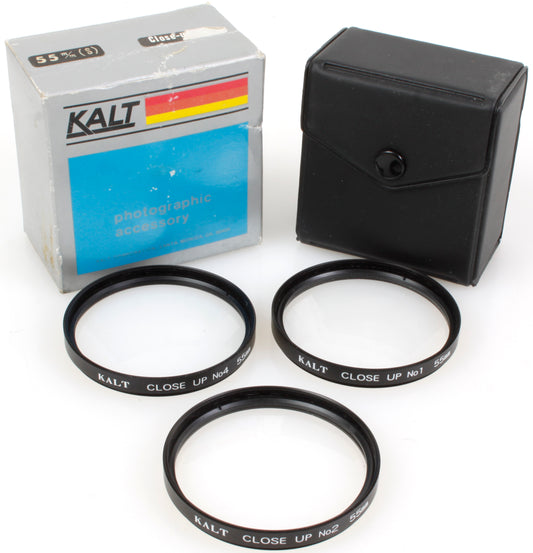 55mm Macro Filters Set of 3 w/ Case & Box