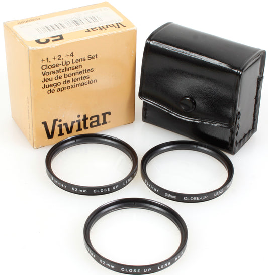 52mm Macro Filter Set of 3 w/ Case