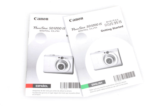 Canon PowerShot SD1200 IS Manual