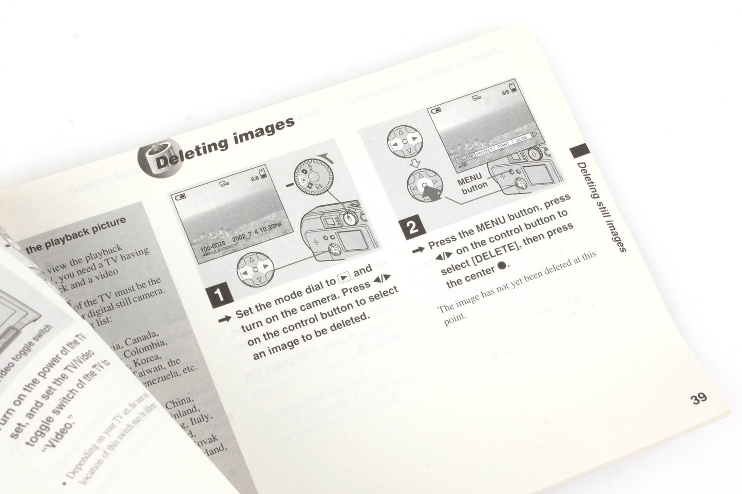 Sony Cyber-Shot DSC-P71/P51/P31 Camera Instructions