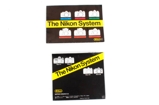 Nikon Film Camera System Guide, Set of 2