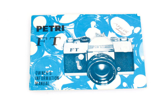 Petri FT Camera Owners Manual