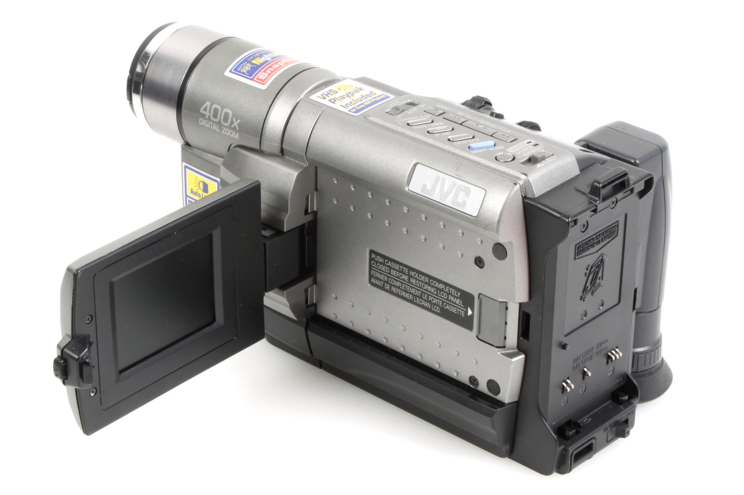 JVC Camcorder w Accessories in Case - Prop or Parts