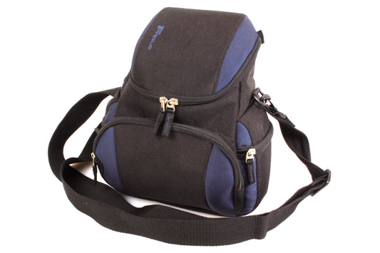 Targus Camera Bag Black/Blue w Drop In Top & Shoulder Strap