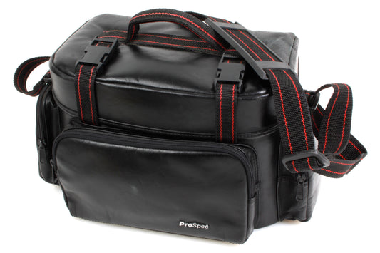 ProSpec Camera Bag 1970s Black Vinyl w Shoulder Strap