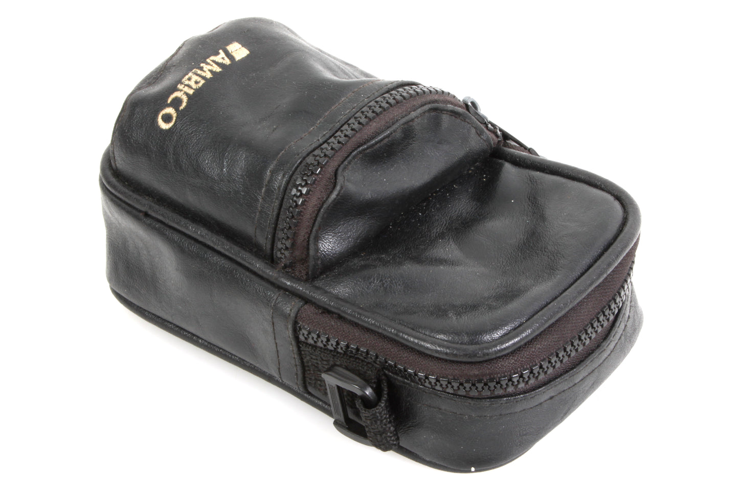 Vintage Ambico Point & Shoot Leather Case w/ Shoulder Strap