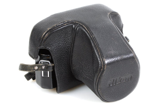 Nikon F Leather Strap & Case Fitted