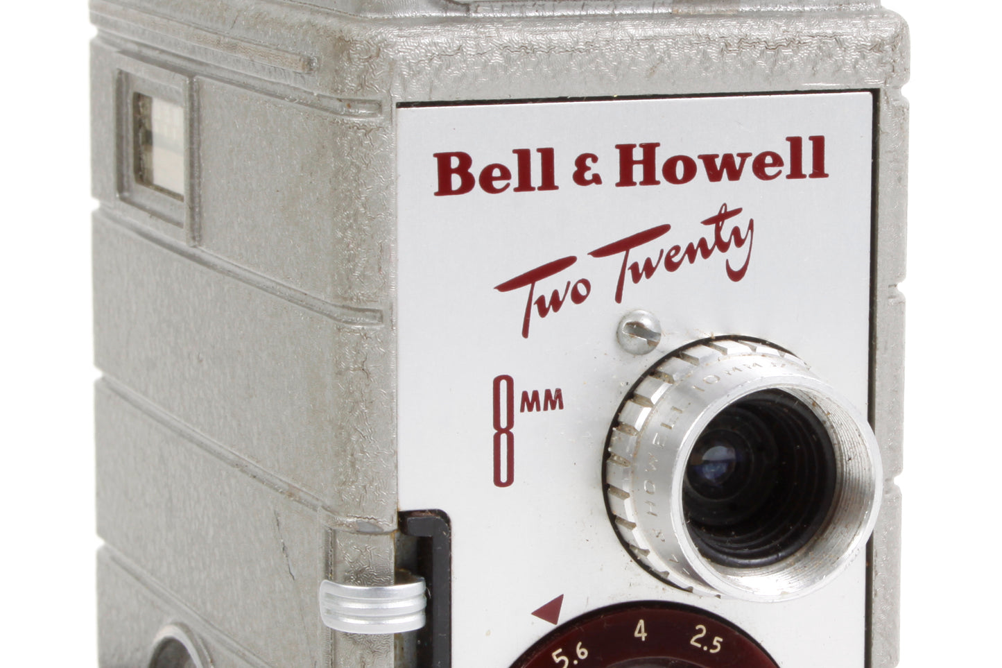 Bell & Howell Two Twenty 8mm Deco Movie 1940s Camera + Case