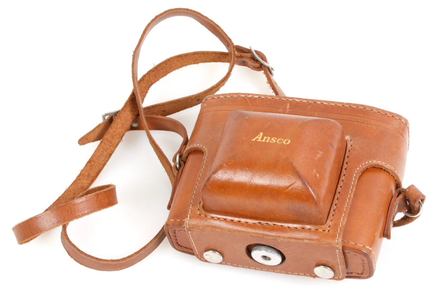 Ansco Super Memar Rangefinder Camera Prontor SVS Agfa f/2.8 50mm w Case & Film