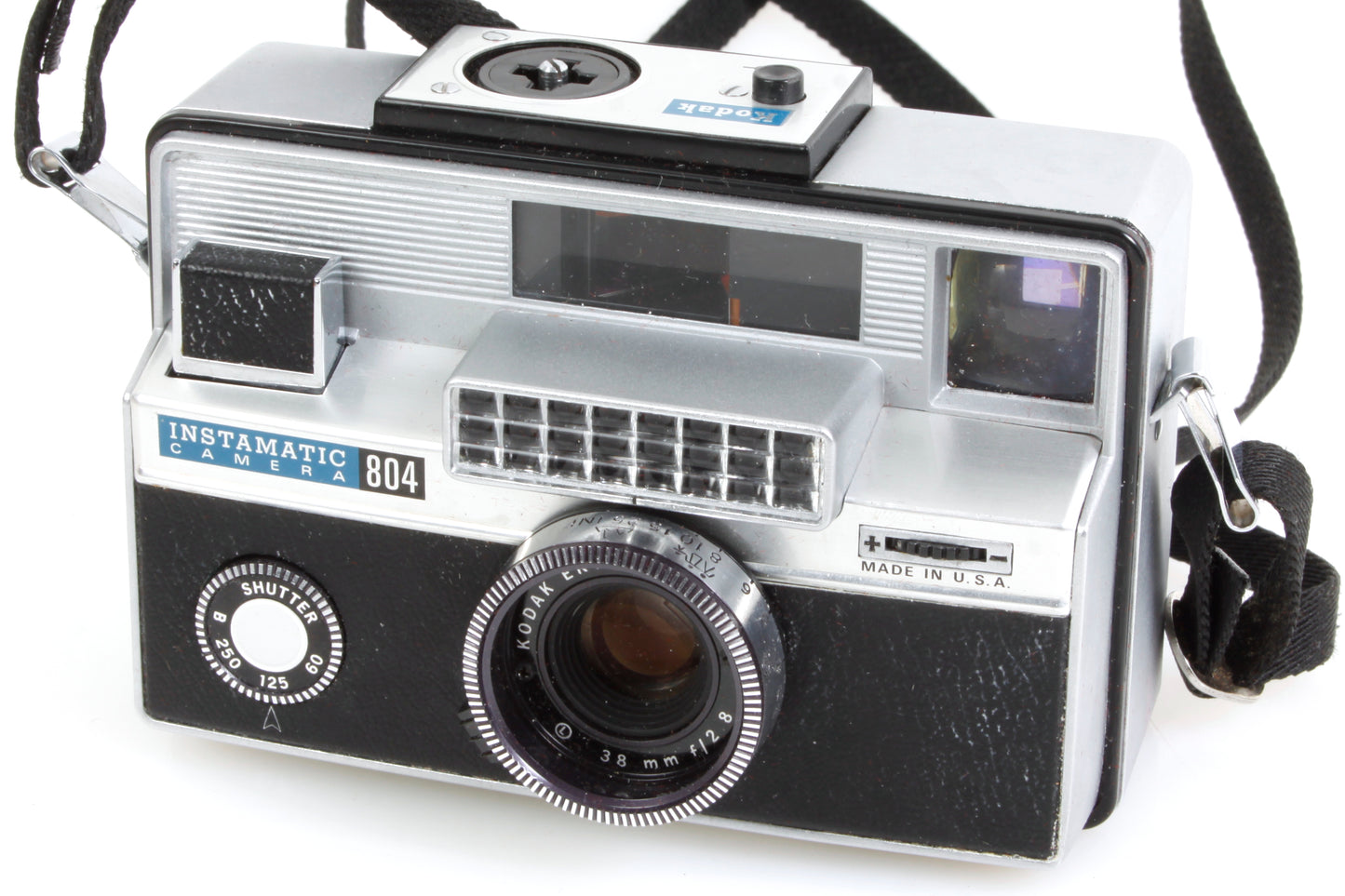 Kodak 126 Camera 804 w/ Box/Manual/Case/Strap - Prop/Display