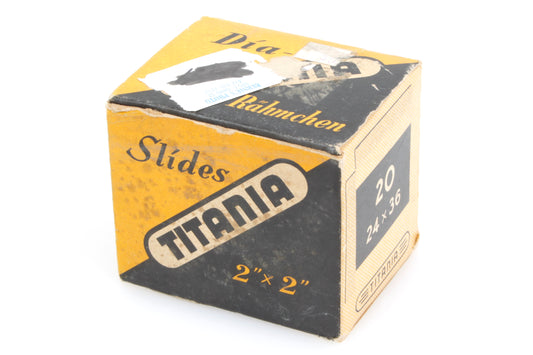 35mm Slide Mounts Box of 20 w/ Glass
