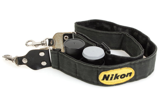 Nikon Vintage Strap 1970s w/ 2 Film Holders