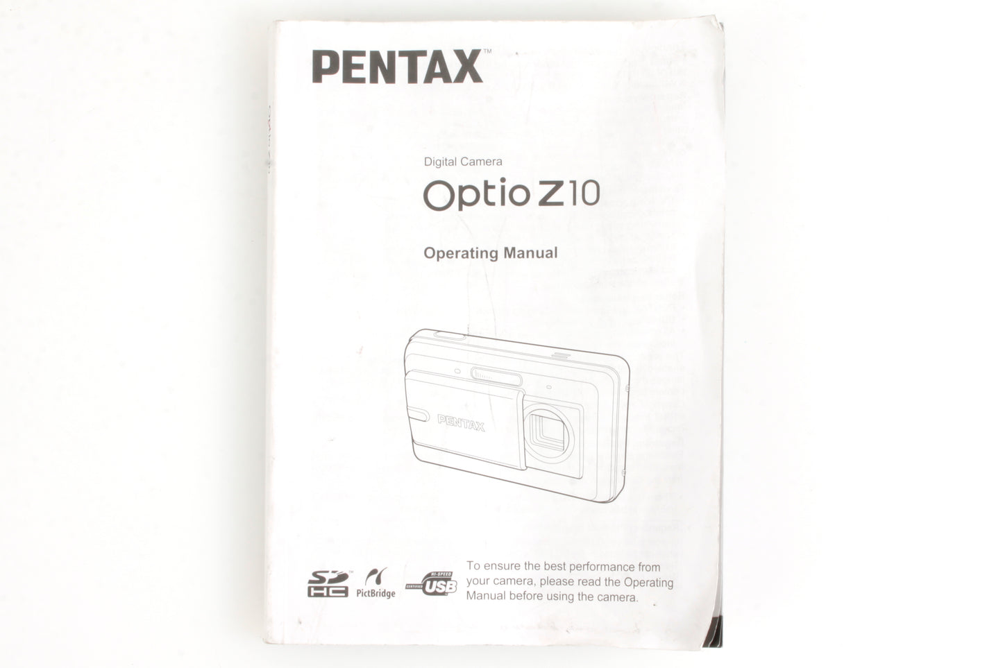 Pentax Optio Z10 Manual 207 Pages