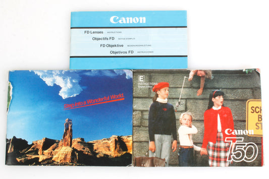 Canon T50 Manual & FD Lenses Guides (3)