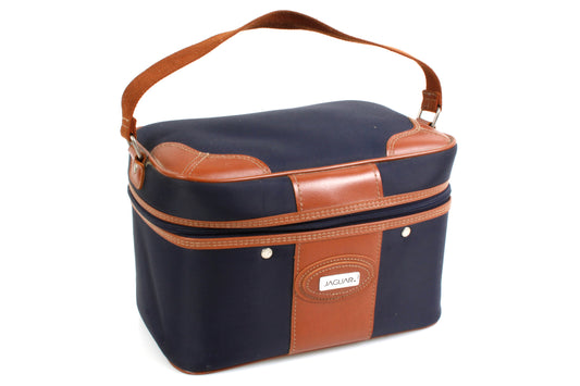 Vintage Camera Bag Semi Hard Jaguar Blue/Brown