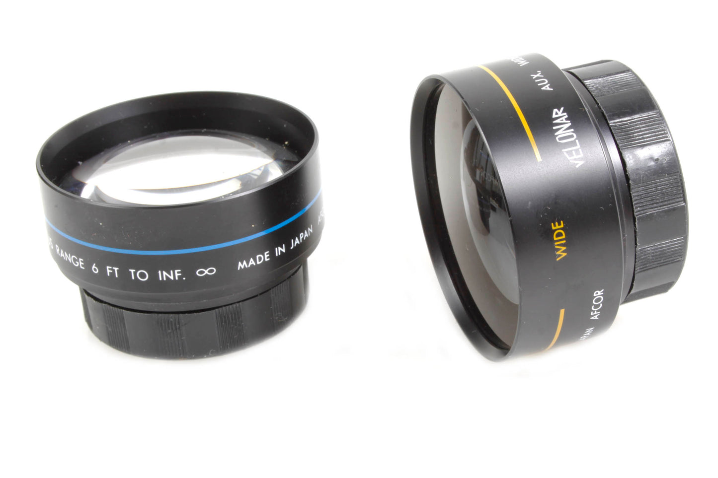 40.5 Velonar Telephoto & Wide Angle Lenses w/ Case + Caps