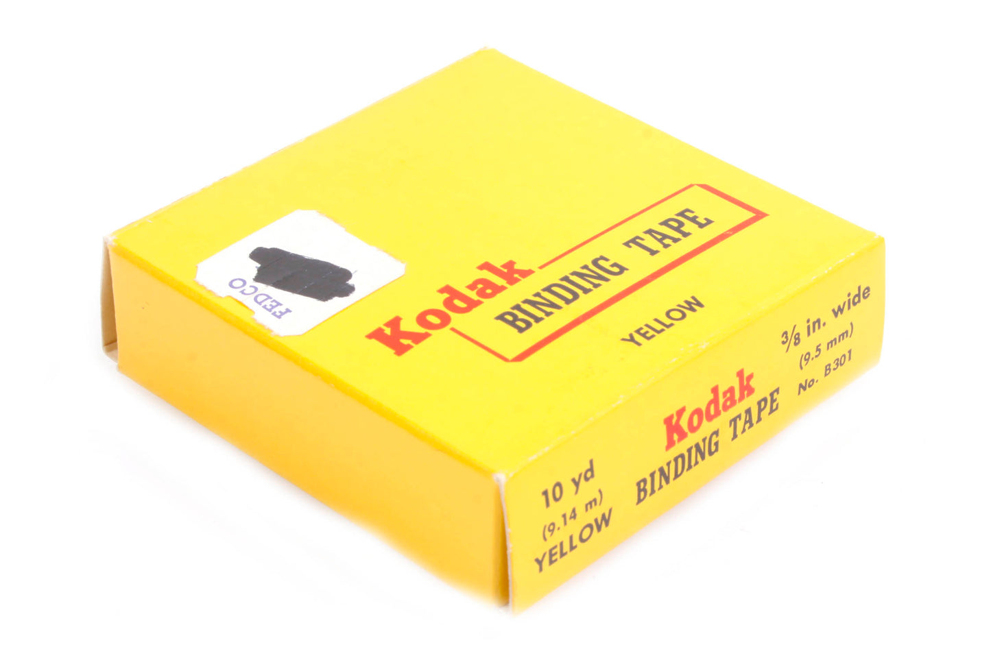Vintage Kodak NOS 10 Yrd 3/8" Wide Yellow Binding Tape