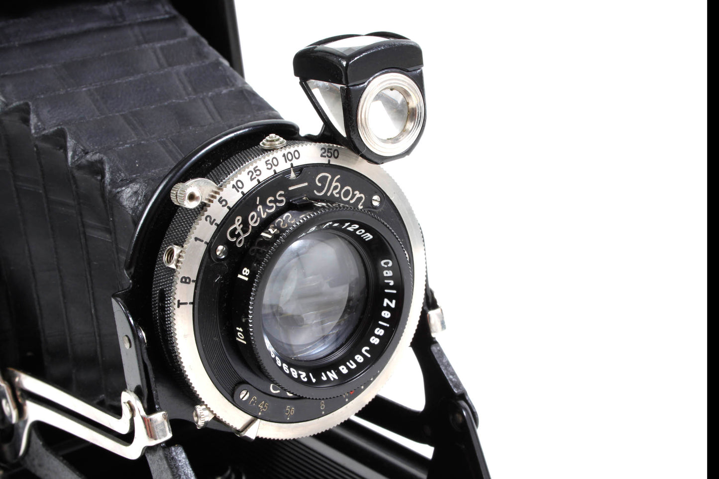 Zeiss Ikon Super Ikomat 12cm F/4.5 Tessar Lens W/ Case