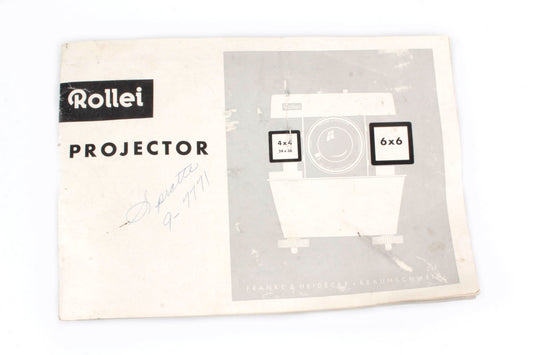 Rollei Projector P11 Manual