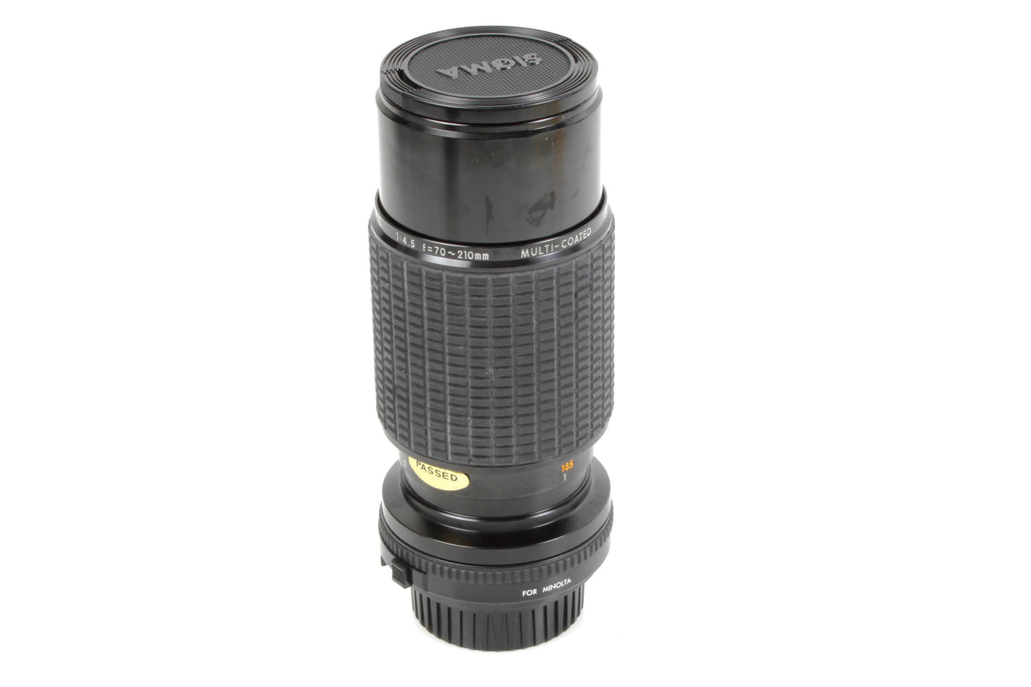 Sigma 70-210mm F/4.5 Lens for Minolta