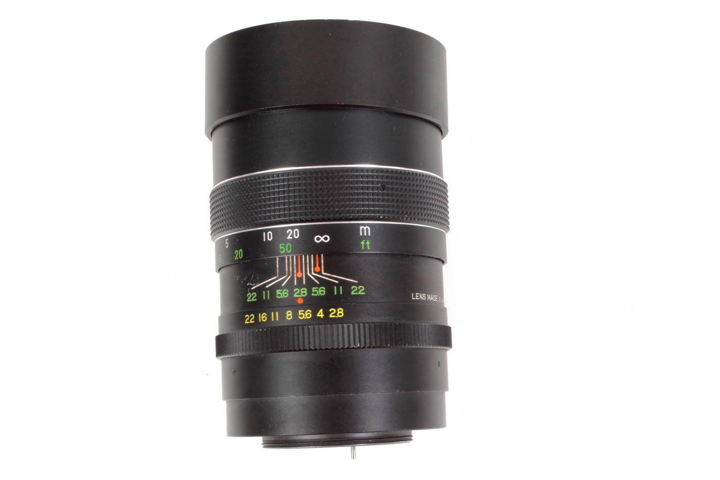Hanimar M42 Screw Mount 135mm F/2.8 Lens w/ Tele Zoom Attachment
