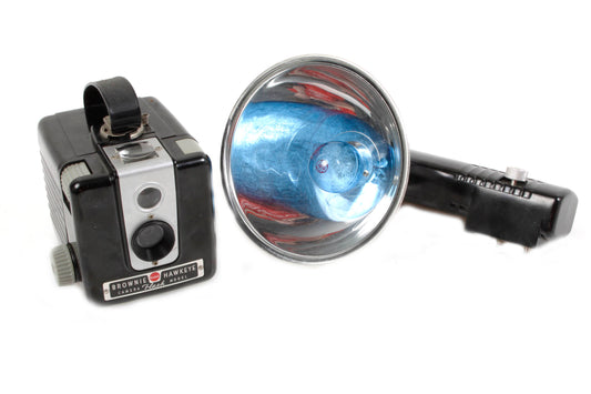 Kodak Brownie Hawkeye Film Camera w/ Flash