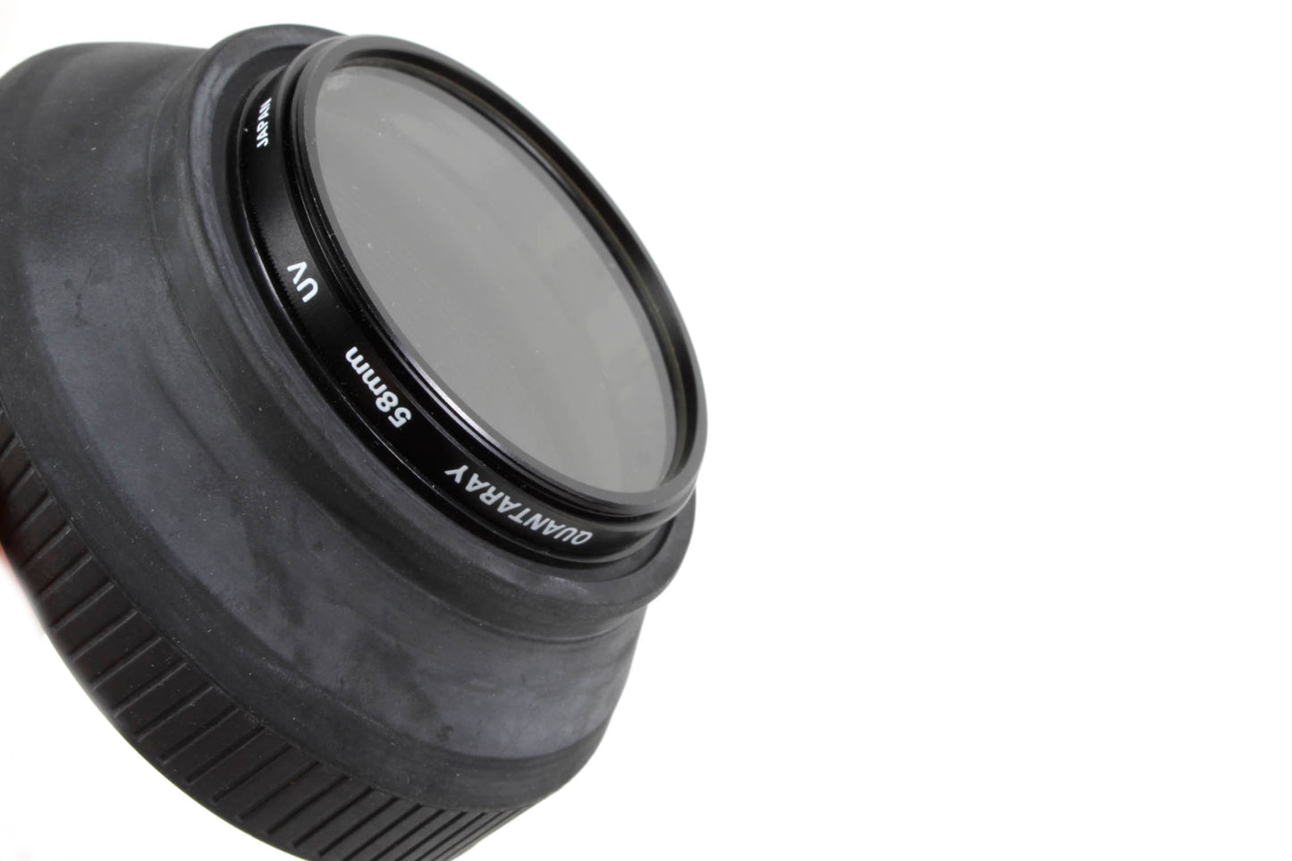 58mm UV Filter w/Sunshade Lens Hood