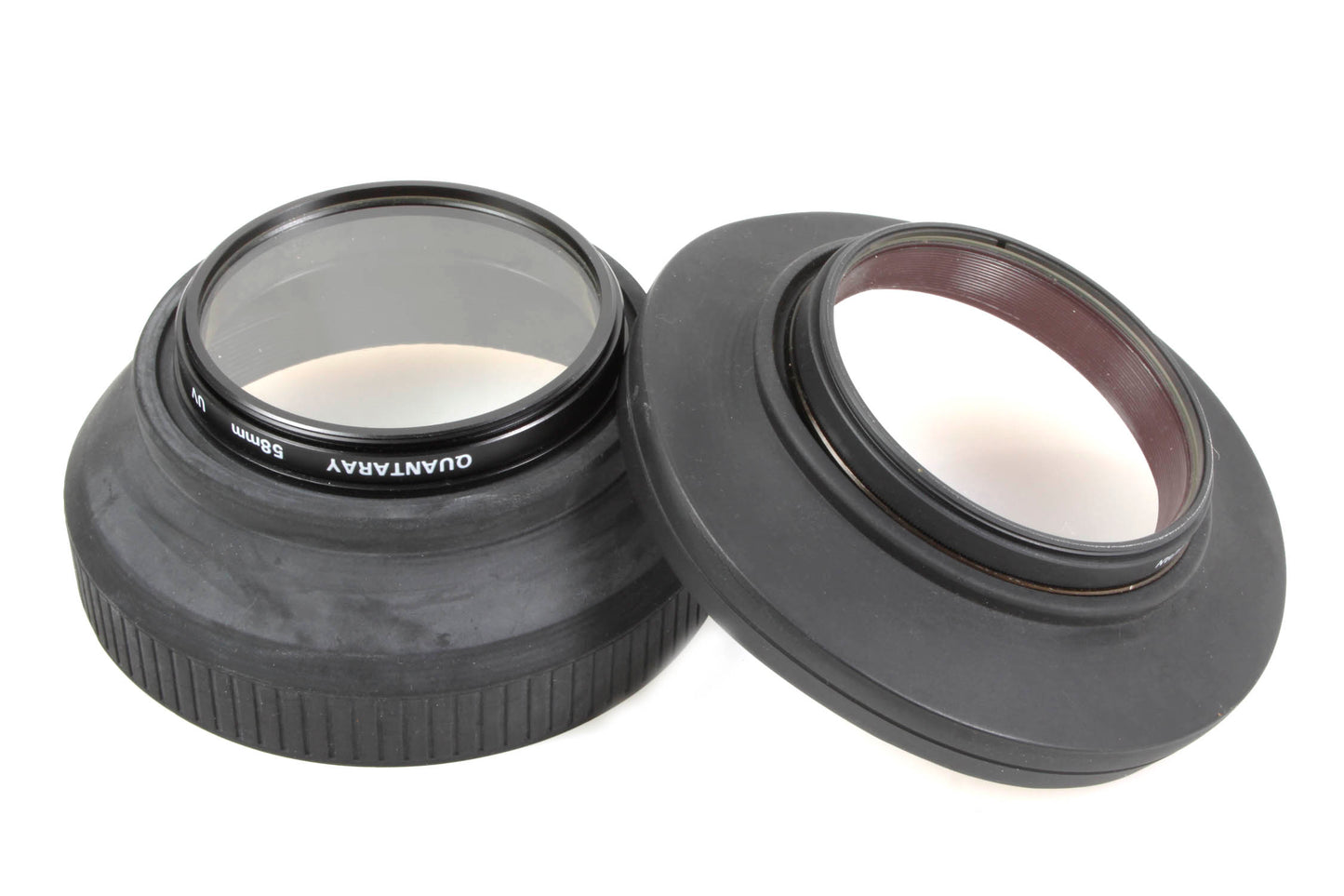 58mm UV Filter w/Sunshade Lens Hood