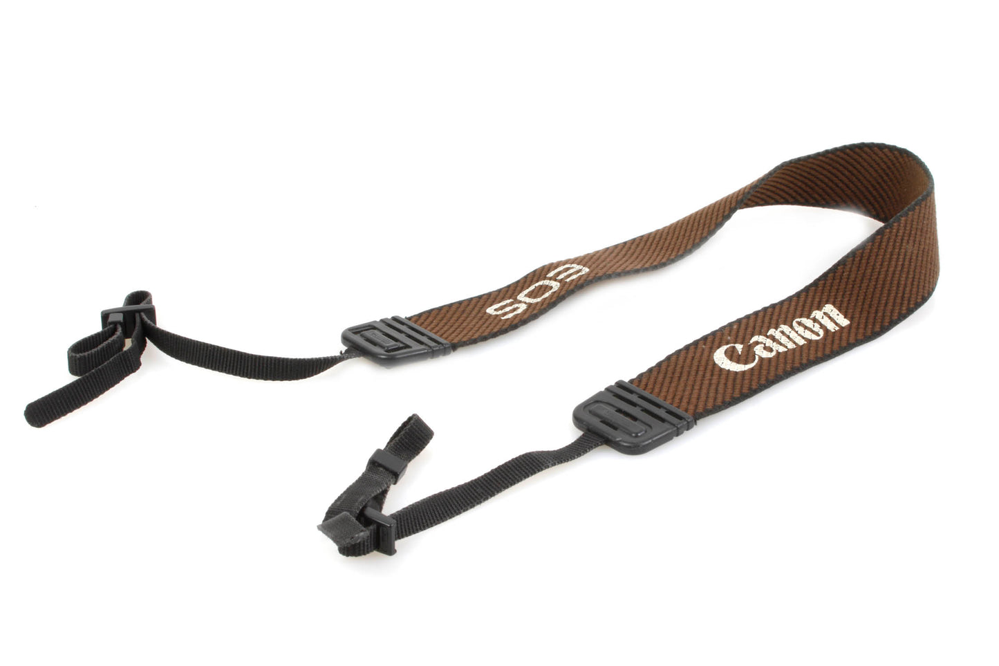 Vintage Brown Woven Canon Camera Strap