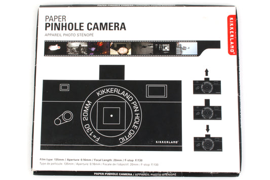 Kikkerland Paper Pinhole Camera
