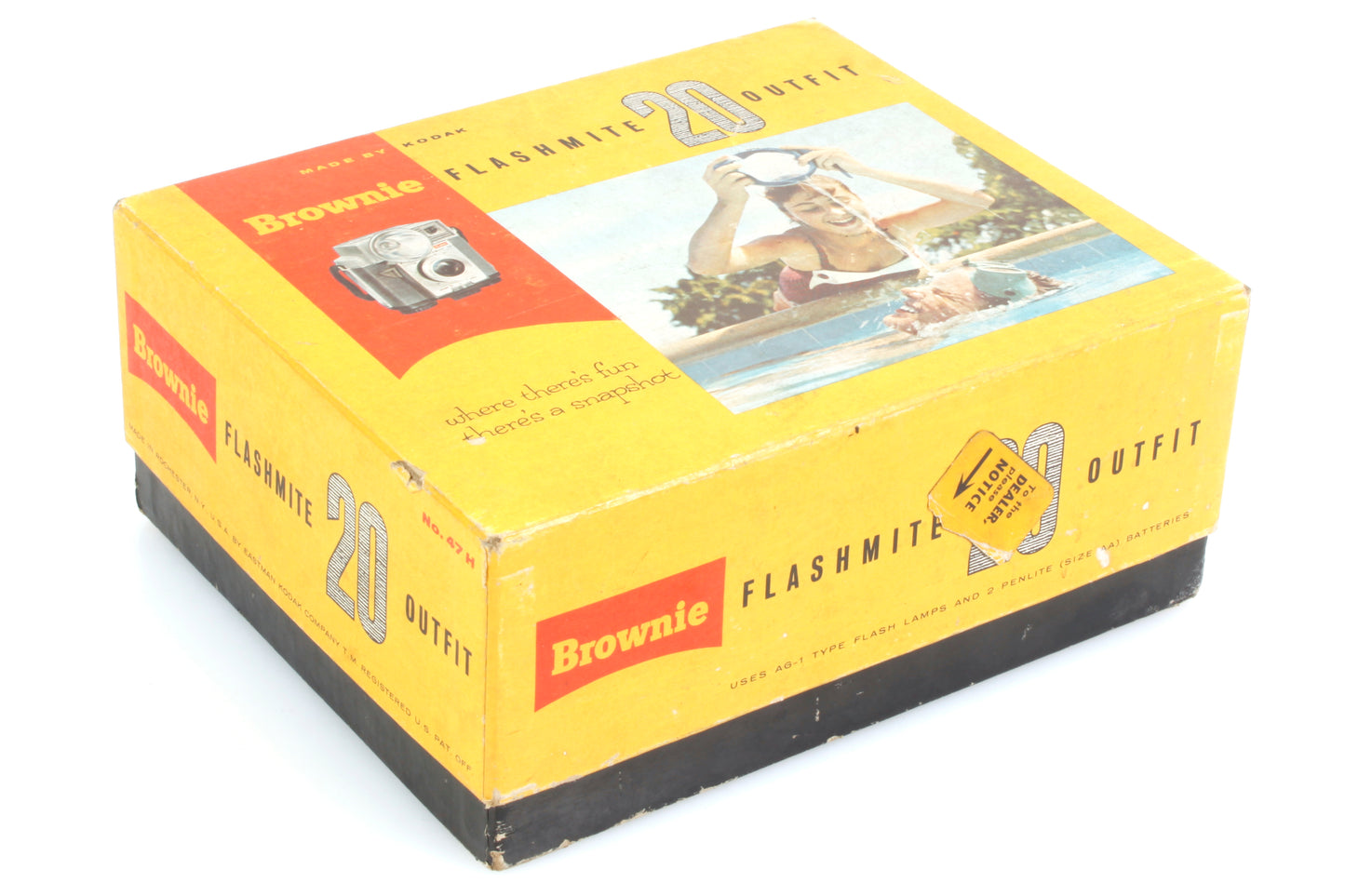 Kodak Brownie Flashmite 20 Vintage 620 Camera Outfit in Box