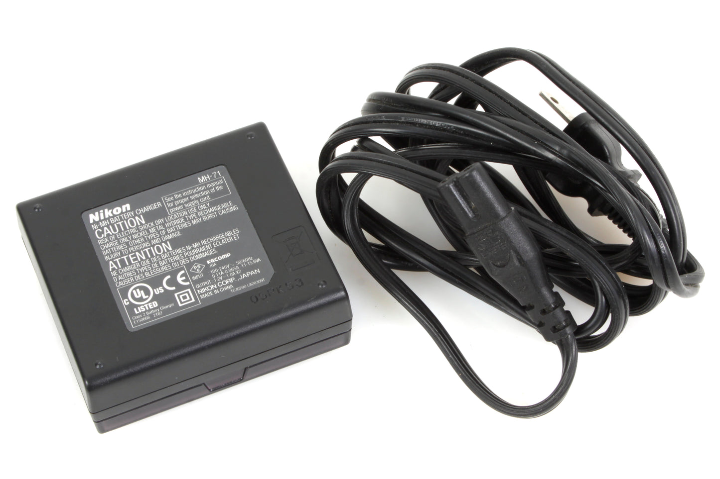 Nikon MH-71 Genuine Battery Charger for EN-MH1 Battery Nikon Coolpix L20, L21