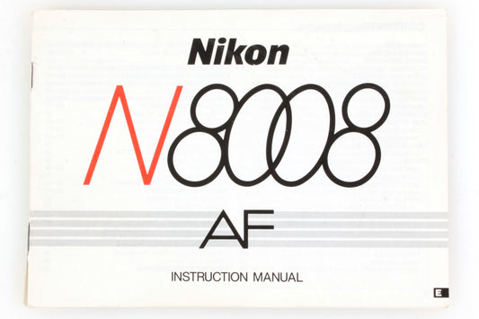 Nikon N8008 Manual Original