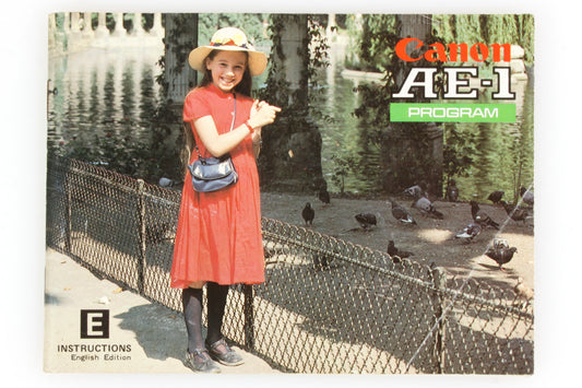 Canon AE-1 Program Manual Original