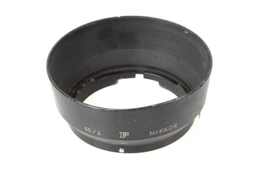 Nikon F 52mm Metal Screw On Lens Hood